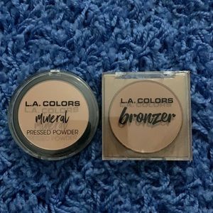 L.A. Colors mineral pressed powder & bronzer
